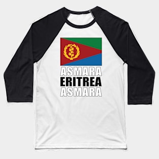 Flag of Eritrea Baseball T-Shirt